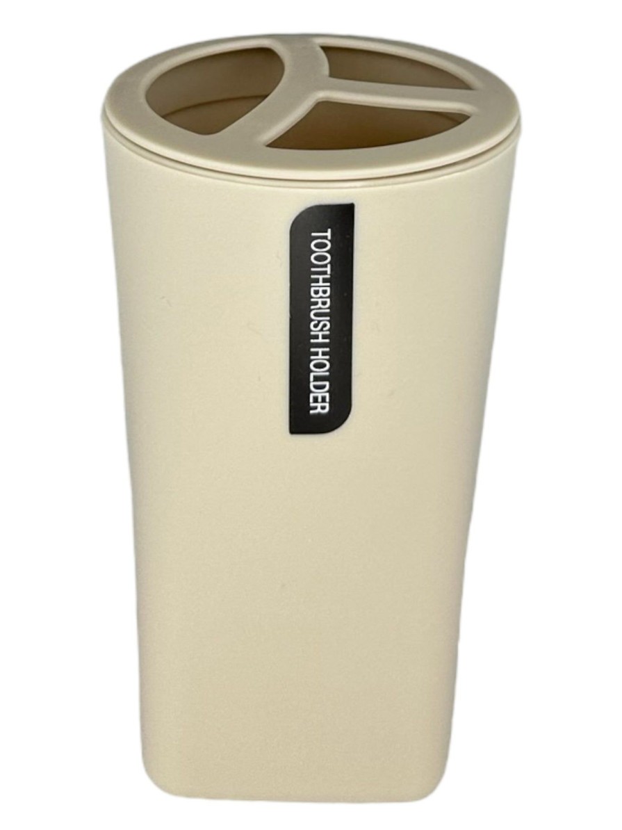 Moka Home Porta Cepillo Satinado | Beige