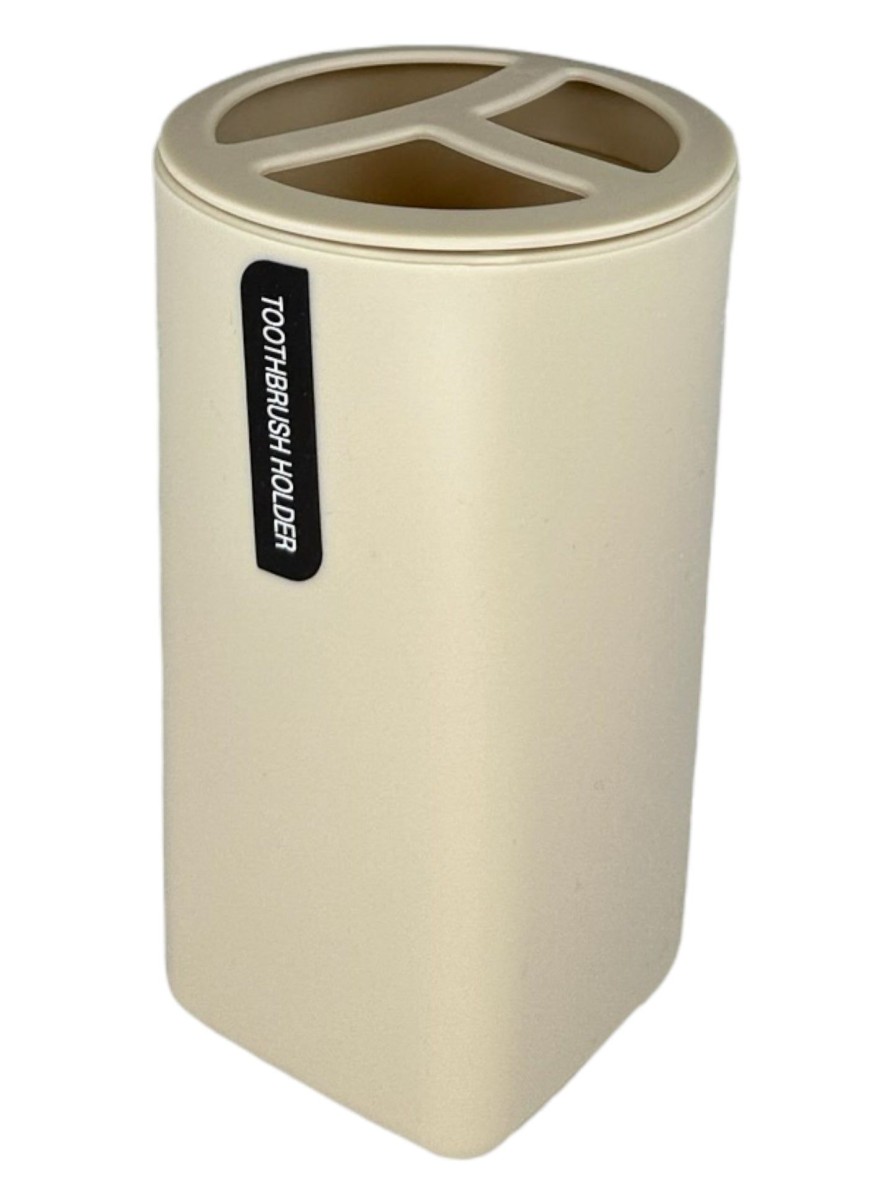 Moka Home Porta Cepillo Satinado | Beige