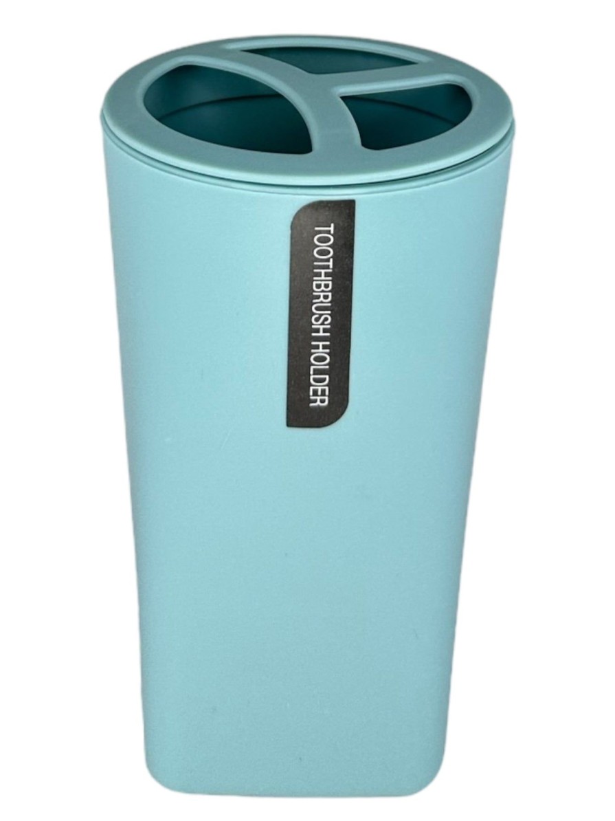 Moka Home Porta Cepillo Satinado | Azul